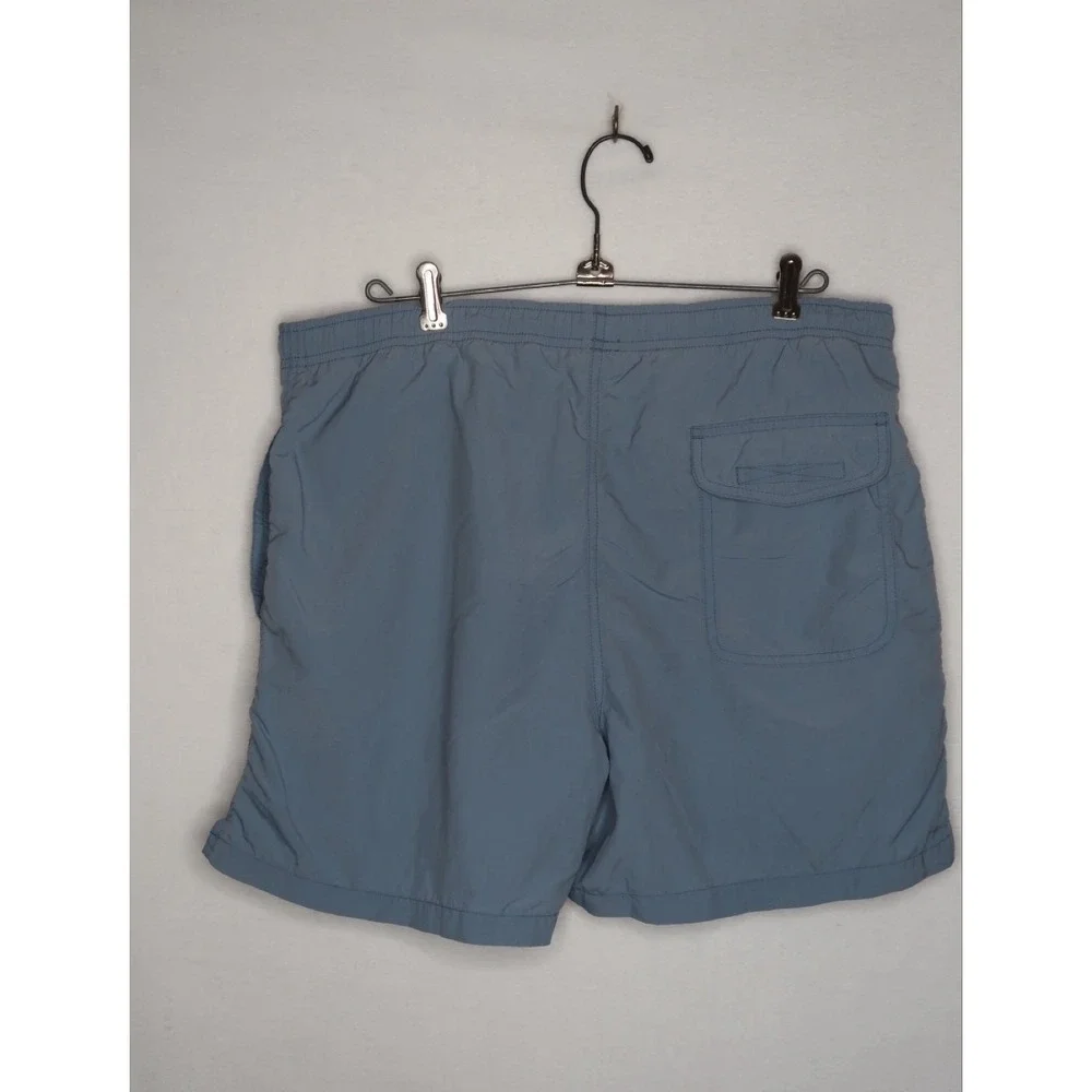 LL Bean Swim Trunks Men's Sky Blue Sz M Adjustable Outdoor Summer Beach‎ EUC